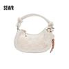 Semir Luo Xiaohei Checkerboard Underarm Crossbody Bag