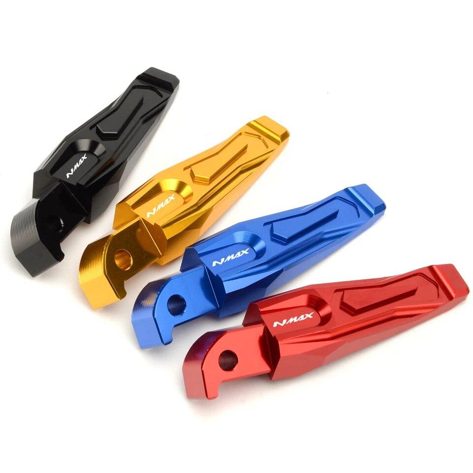 Moto Accessories CNC Rear Passenger Foot Rests Pegs Footrests For YAMAHA NMAX155 Nmax 155 125 2015 2016 2017 2018