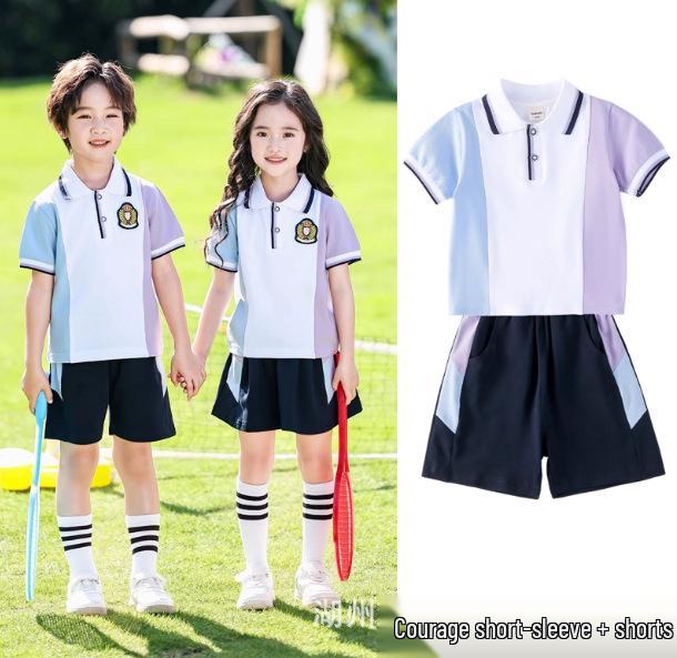 Dziecięcy Zestaw Wiatrówki Mundurka Szkolnego: 3-częściowy dla klas K-1 - Wiatroodporny na wiosnę, jesień i zimę