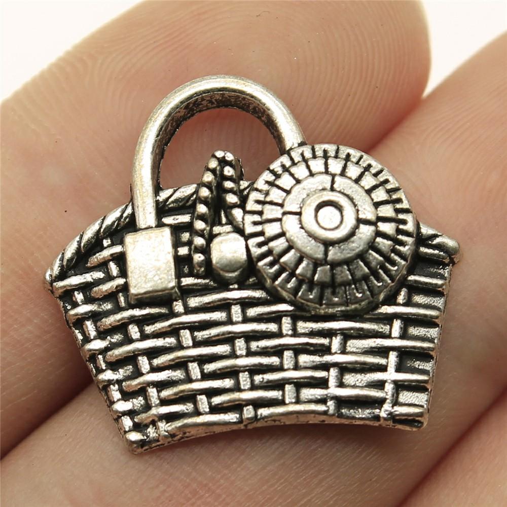 20pcs Hat Charms Sunglasses Charms Jewelry Making Watch Charms For Bracelet Making Antique Silver Color