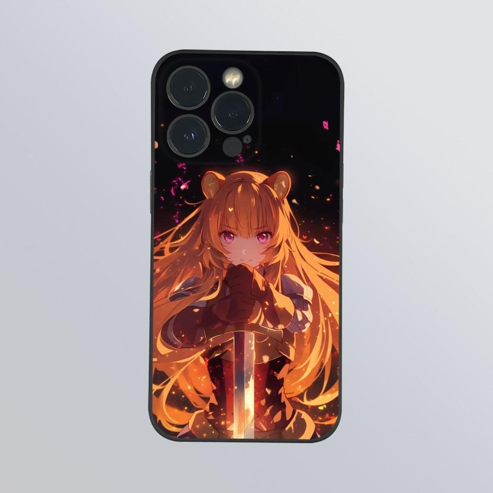 R-Raphtalia Anime Girl Phone Case For iPhone 16 15 14 13 Pro Max Plus Mini Frosted Soft Shell Funda Shockproof Cases