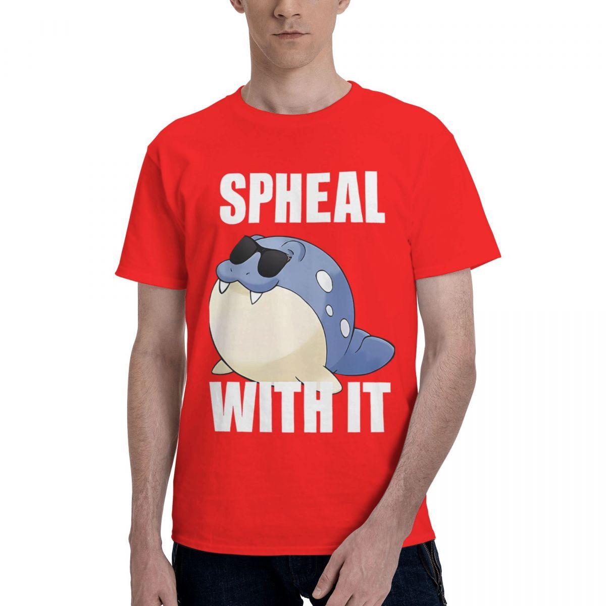 

Spheal With It 88 100 Cotton Casual Breathable Confortable Cute Short Sleeve TShirt Clothes Men S