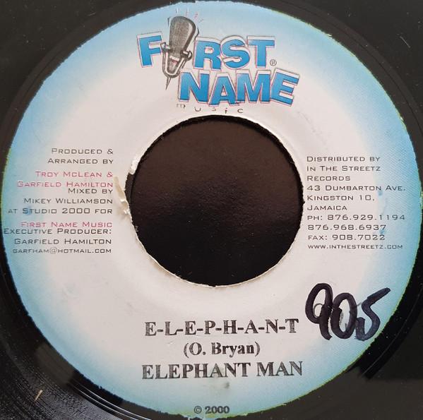 7inch Record ELEPHANT MAN - E-L-E-P-H-A-N-T NONE First Name Musi 2000 Jamaica Reggae, Ska & Dub Used