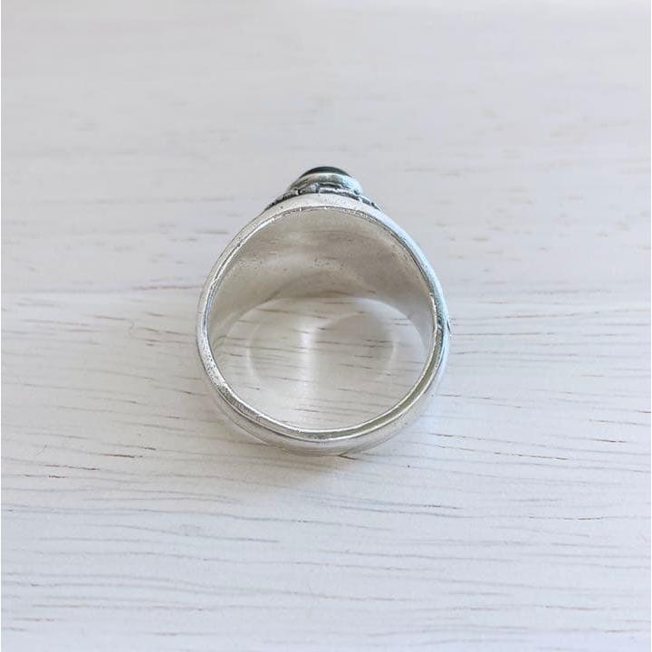 Used USED No. 14: U.S.NAVY Military Ring SV925 Silver