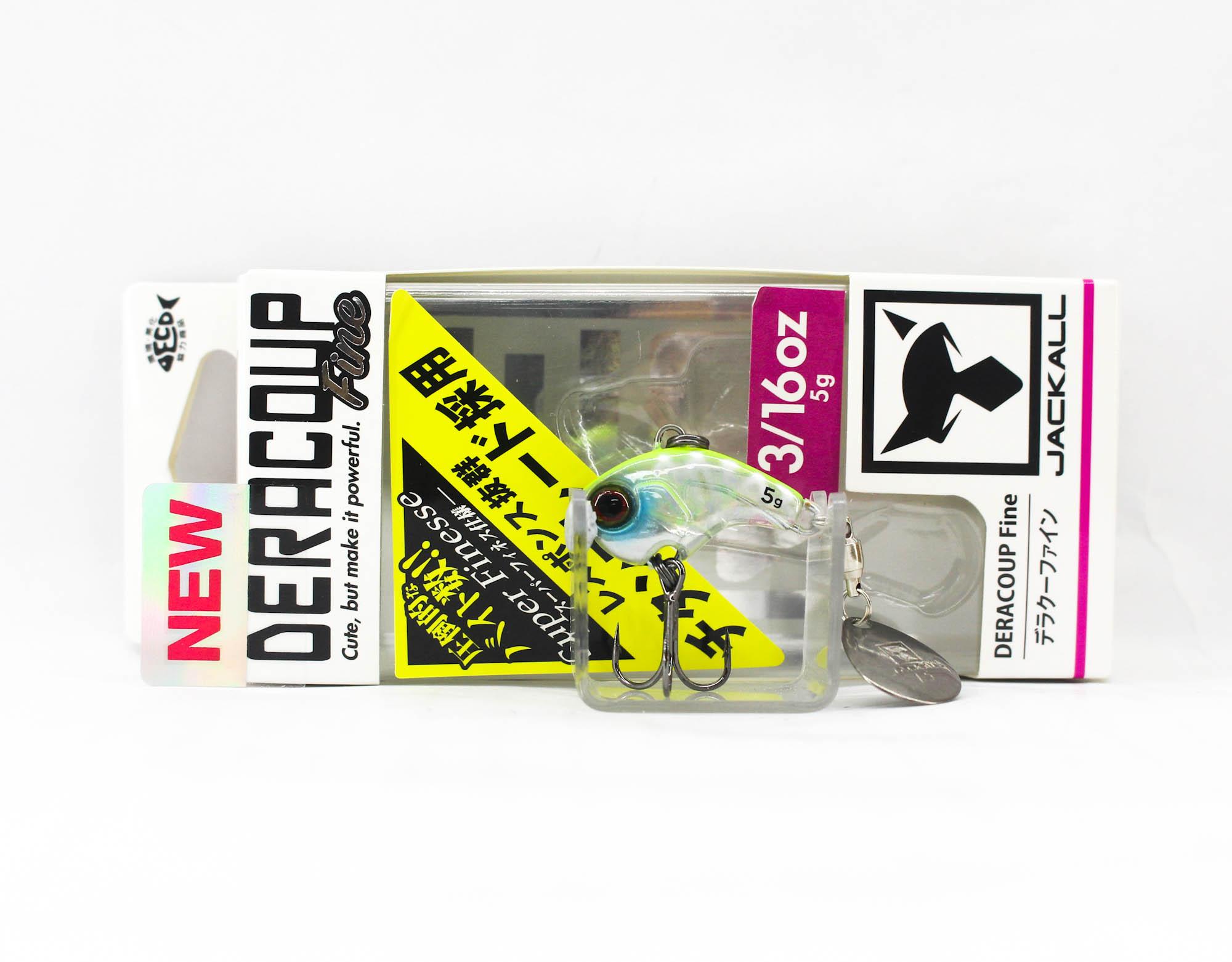 

Jackall Deracoup Fine 3/16 oz Spin Tail Sinking Lure A LimeTiger (5102)