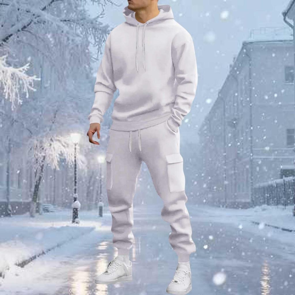 Heren 2-delige Hoodies en Cargo Joggingbroeken Trainingssets