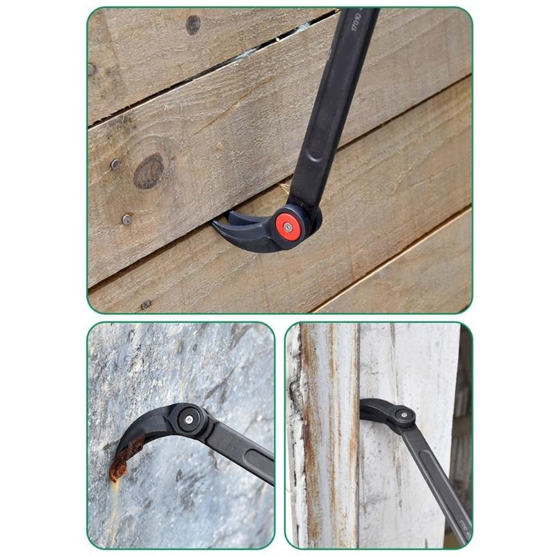 Adjustable Long Tire Pry Bar Tire Replacement Tool Car Pry Bar Heavy Duty Pry Bar Removal Hand Tool 14/18inch