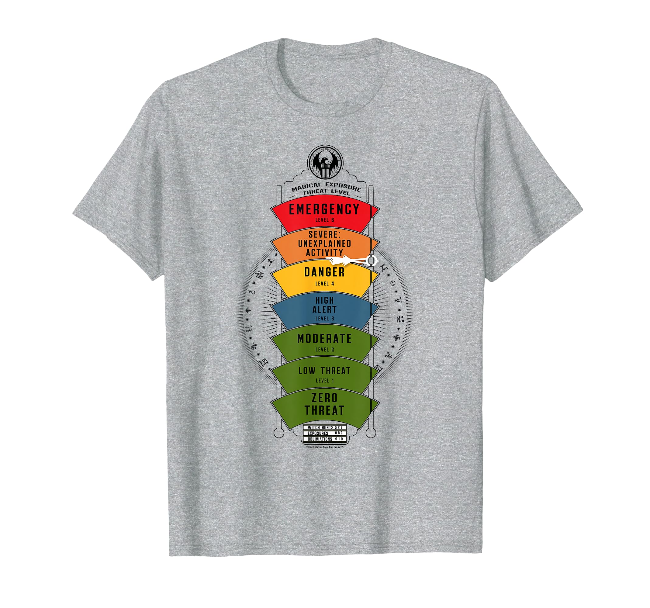 

Fantastic Beasts Magical Exposure Threat Level T-Shirt