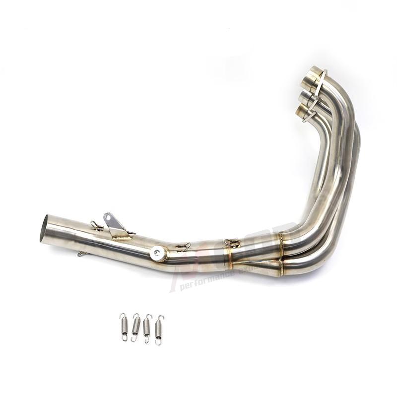 For MT-09 FZ-09 FJ09 MT09 FZ09 TRACER 900 2014-2020 51mm Motorcycle Exhaust System Slip On Front Link Pipe Moto Motorbike
