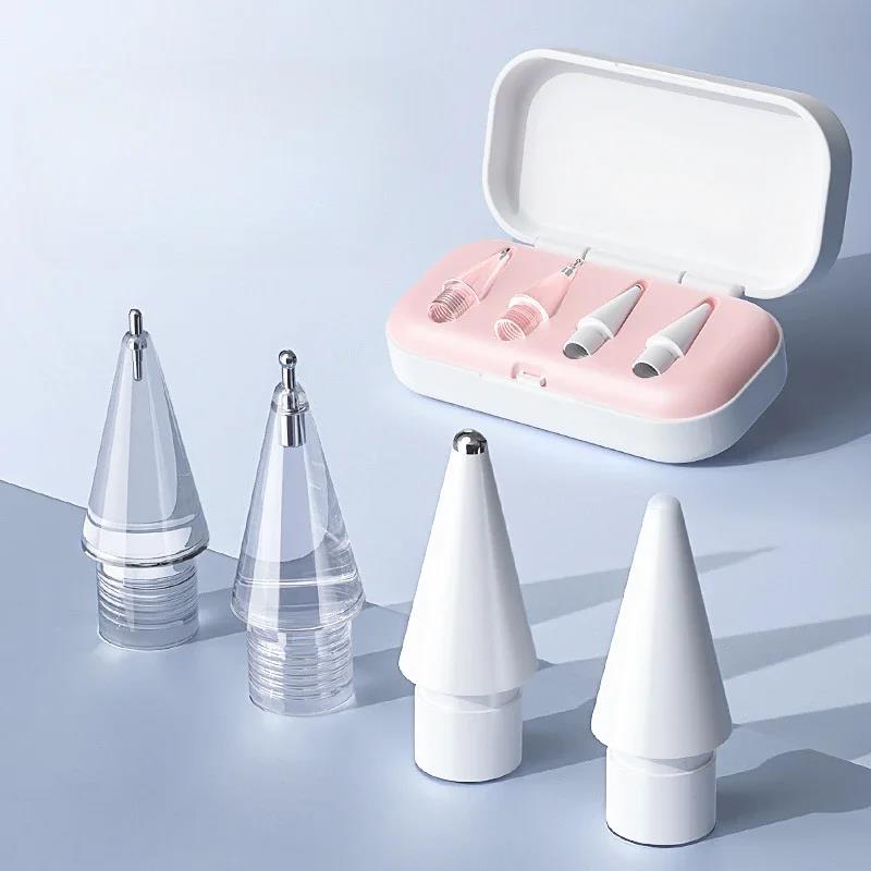 Replaceable Pencil Tips For Apple Pencil 1 2 3 Soft Silicone Protective Cap Touch Screen Stylus Pen Nibs For IPencil 1st 2nd Gen