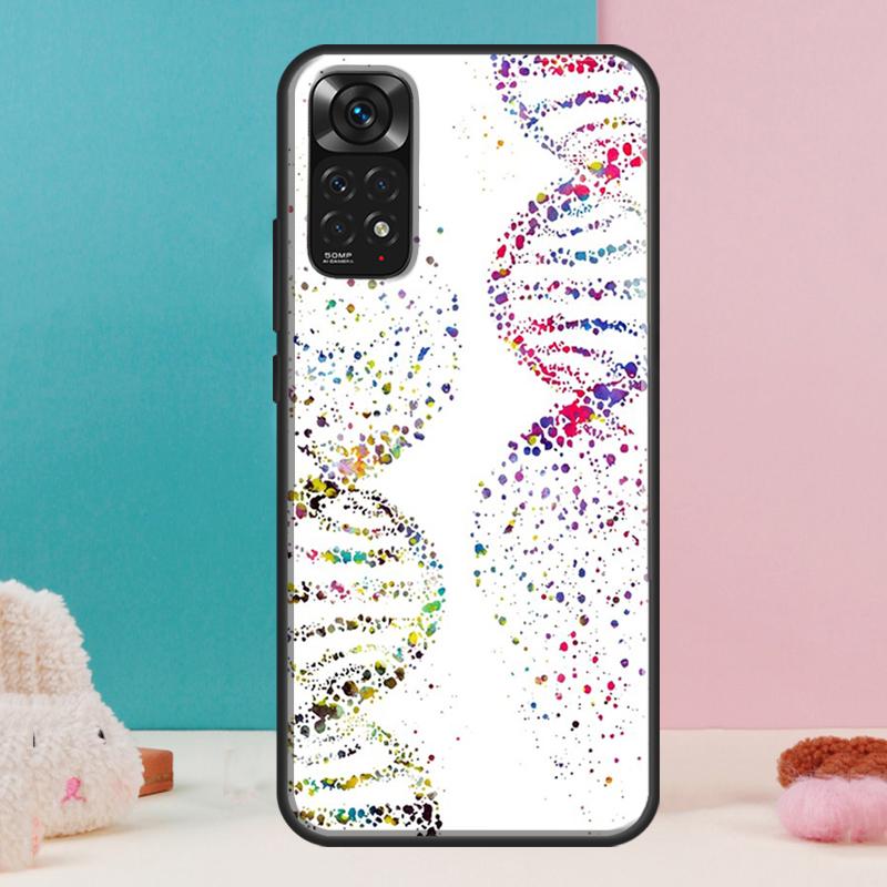 Science DNA Chemistry Case For Xiaomi Redmi Note 14 13 12 Pro 11 9 10 9S 10S 11S 12S Redmi 14C 13C 10C 12C Cover