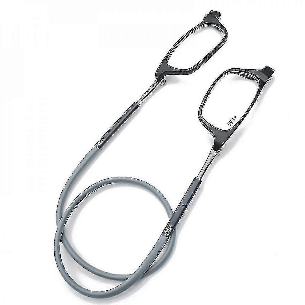 Reading Glasses High-grade Tr Magnetic Absorption Hanging Neck Funky Readers Glasses