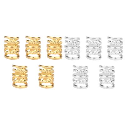 5pcs Spring Hair Beads Metal Retro Style Beard Dreadlocks for Weeding Party Cosplay