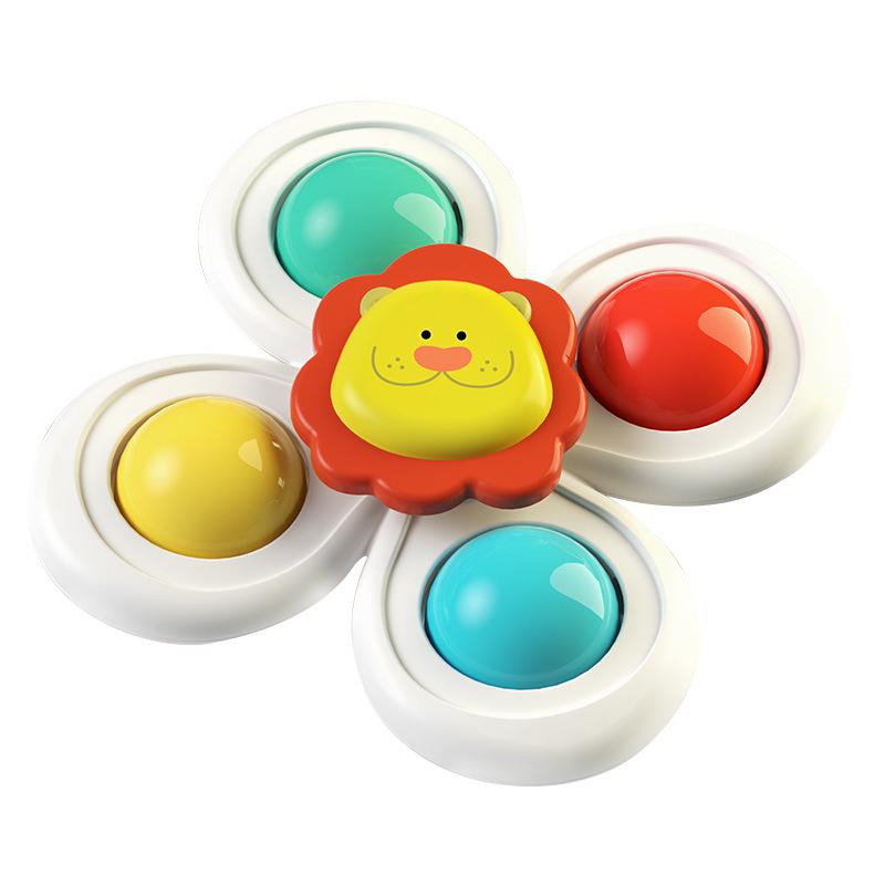 Baby High Chair Educational Spinner Toy, 0-1 Year, Suction Cup Attachment, Ages 6-12 Months