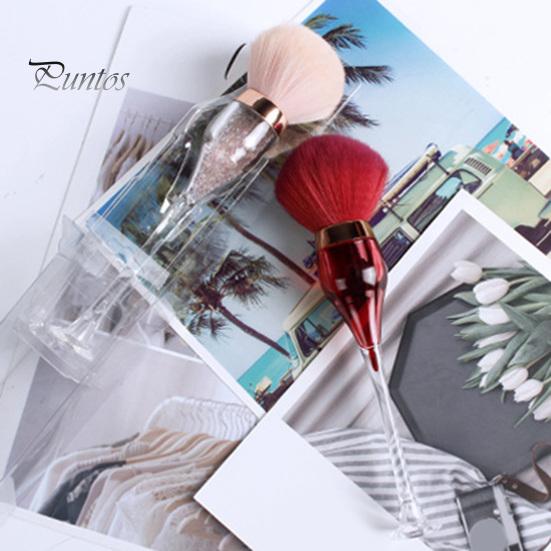 Nail Cleaner Brush Dust Wine Bottle Soft Shape Acrylic Art Powder Blusher Makeup for Salon