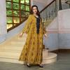 AB293 2023 Plus Size Sequin Embroidered Floral Evening Gown for Muslim Women