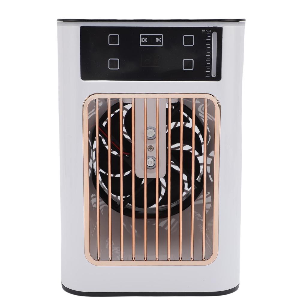 Air Cooling Fan 3 Speeds Multifunctional Portable Air Conditioner Fan Humidifier with 900ML Water Tank