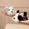 Soft Cute Dog Plush Keychain Kawaii Puppy Animal Pendant Stuffed Doll Keyring For Car Ornaments Fashionable Accessory
