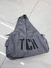 Women's Large Capacity Sporty Nylon Crossbody Bag for Travel, Yoga, and Fitness