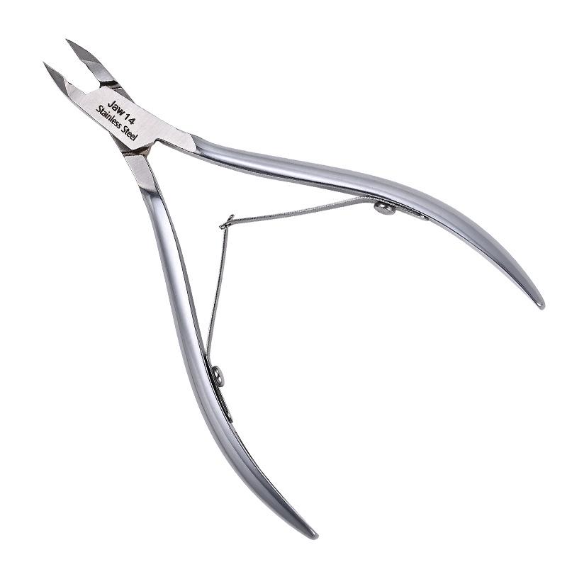 Easy Cut D07-14 Matte Cuticle Nipper Set - Sharp Blade Manicure Tool for Salons