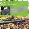 U-Shaped Garden Nail Heavy Duty Fence Pipe Stake Lawn Galvanized Landscape Nail for Fixing Water Pipe Turf Barrier Ground Nail