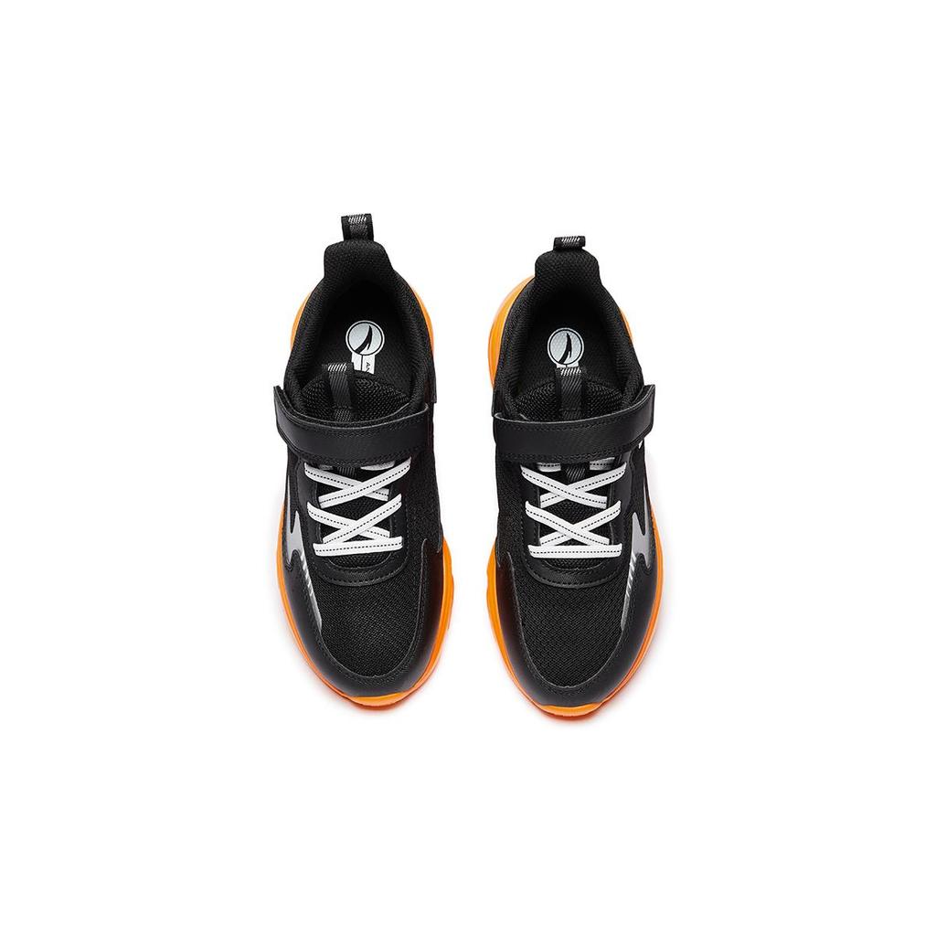 Anta Comfortable Cold-Resistant Breathable Durable Low-Top Kids Running Shoes Kids Sneaker Black Yellow Orange 312445525U-4