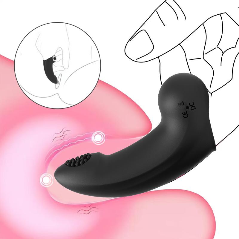 Clitoral G Spot Finger Vibrator 10 Speed Clitoral Nipple Massager Adult Sex Toys Stimulator Female Masturbation Couple Sex Toys
