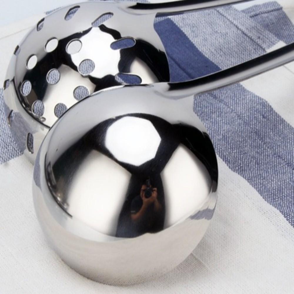 Stainless Steel Stainless Steel Ladle Deepened Kitchen Cooking Utensil Soup Colander  Catering