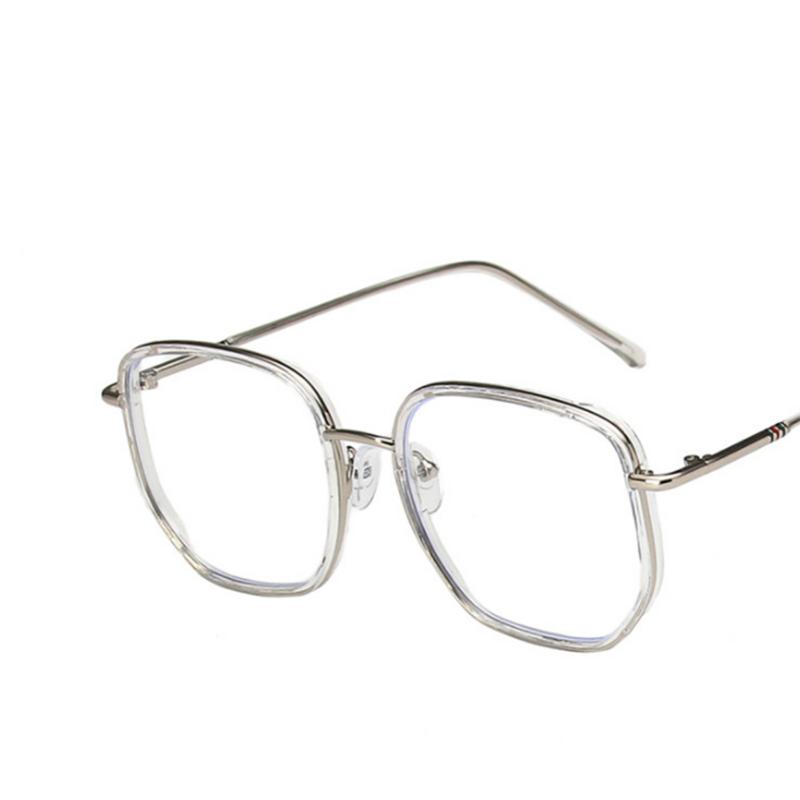 Irregular Big Frame High Performance Clear Eyeglasses Oversize Fashion Myopia Nerd Spectacles -0.5 -1.0 -2.0 -3.0 -4.0 to -6.0