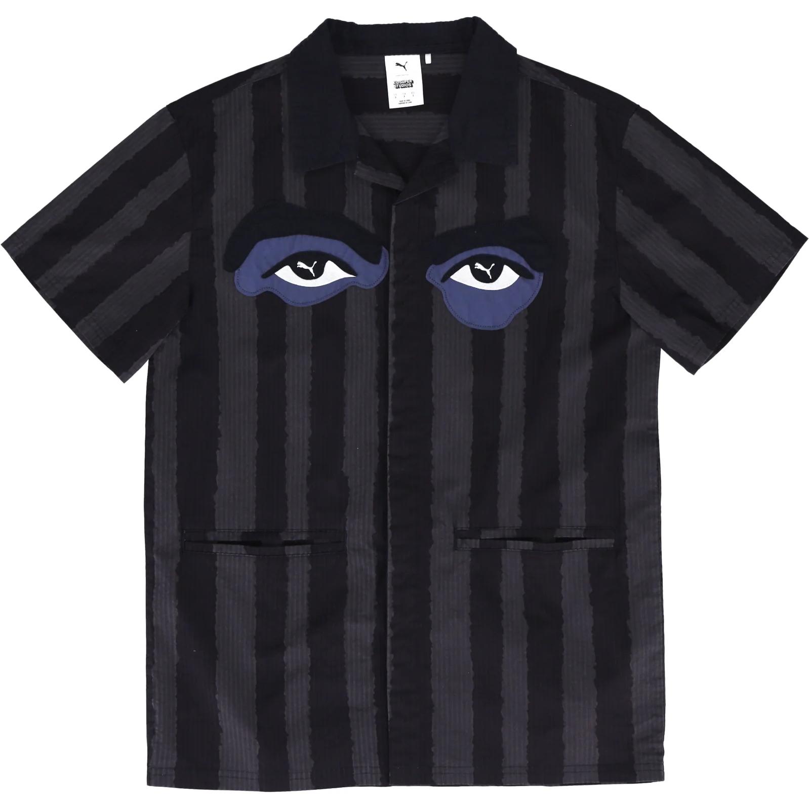 

PUMA Polo Striped Short Sleeve Shirt Men shirts Black 629511-16 S