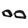 1 Pair Fixed Gear Road Bike Bicycle Cycling Adhesive Pedal Toe Clip Strap Belt Black