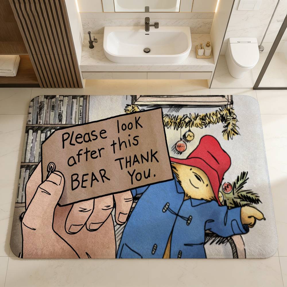 

P-paddingtonS Коврик для пола Прямоугольный Противоскользящий Домашний Мягкий Коврик для ванной Передняя дверь В помещении На улице Коврик Декор для отеля 40x60cm