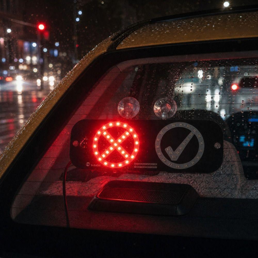 Creative Taxi LED Indicator Light Suction Cup Type Taxi Interior Lights Taxi Cab