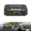 Solar Powered Car Clock Universal Multifunction Electronic Clock Wire Free