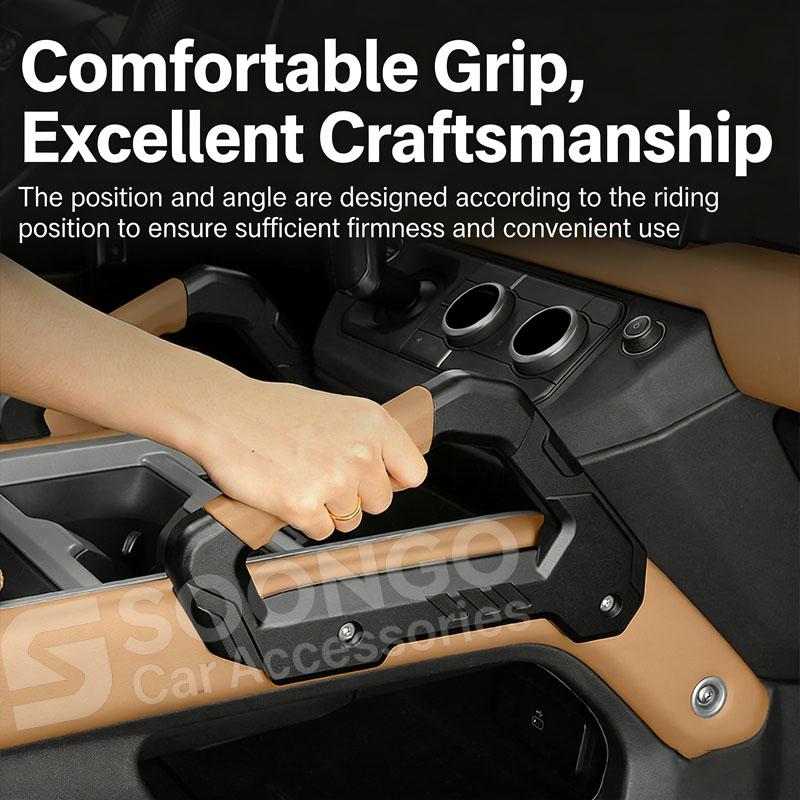 For Land Rover Defender 90 110 130 2020-2026 Car Interior Center Console Side Armrest Handle Grab Bar Trim Accessories