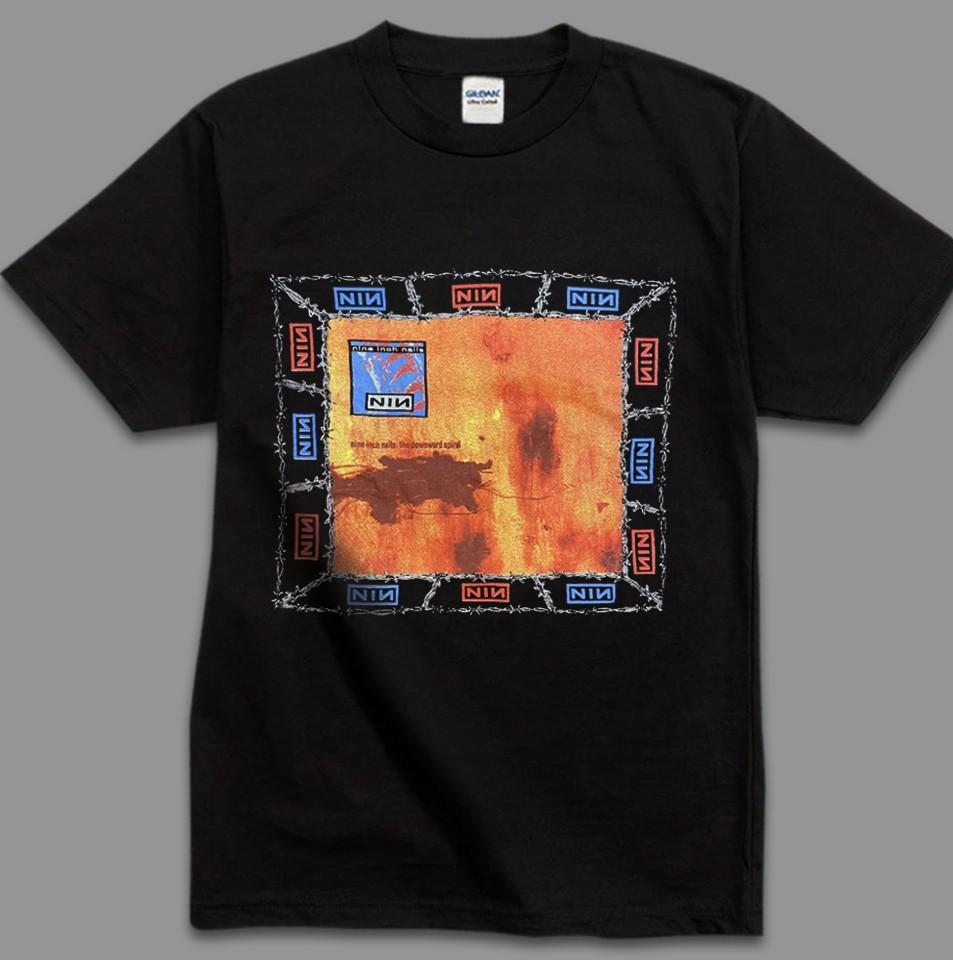 Vintage NIN Nine Inch Nails World Tour 1994-1995 T Shirt S-2XL Unisex T-Shirt XXL