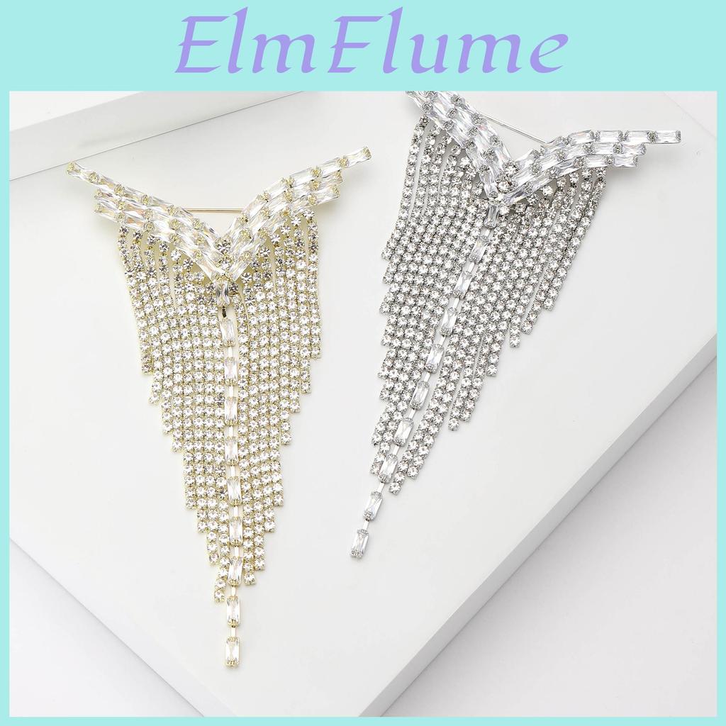 Ychain Stylish Rhinestone Elegant Brooch Niche Ladies Clothing Pin Brooch Accessories Gift Accessories