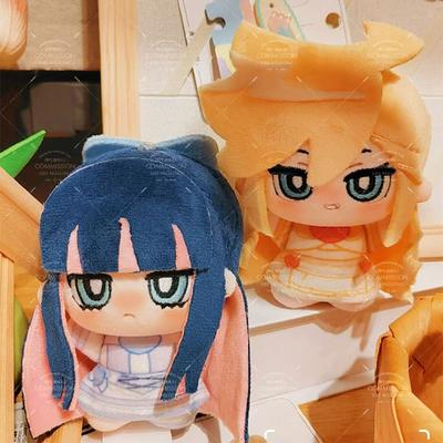 Anime Panty Stocking With Garterbelt Stocking Plush Keychain Cute Figure Keychain Stuffed Doll Girl Backpack Accessories Toys