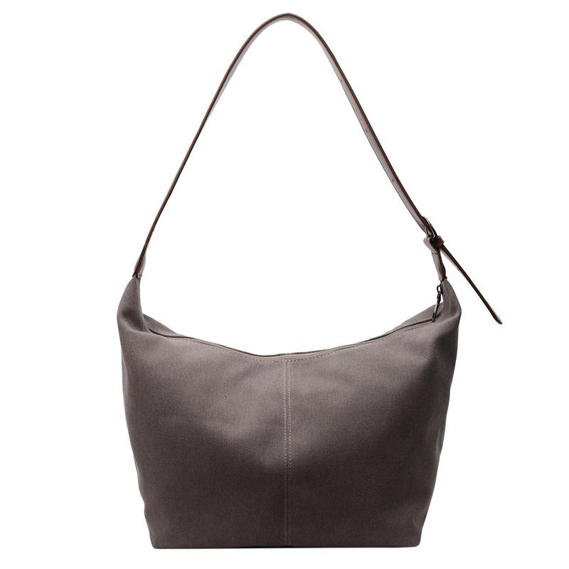 Women's Bag New Retro Fashion Canvas Tote Bag Large Capacity Commuter Casual Portable Shoulder Oblique Span Bag