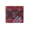 Louis Vuitton Pocket Organizer Red Stripes Monogram Heritage Canvas Women Wallets M26536