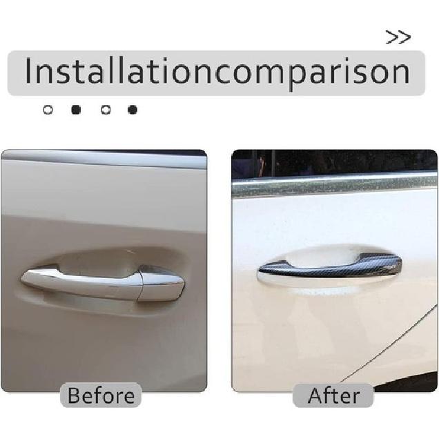 5X For Benz C E Class GLC W205 X253 W213 ABS Exterior Car Door Handle Cover Trim