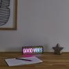 Led Neon Lamp With The Inscription Good Vibes, Modern
