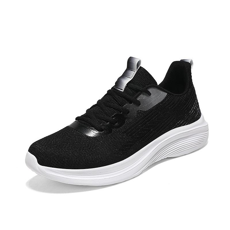 Summer New 2025 Men's Running Shoes Breathable Soft Sole Lightweight Shock-absorbing Sports Shoes Couple Shoes Spot