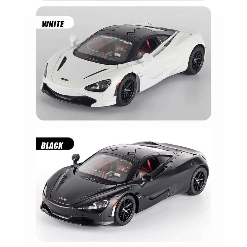 1/24 Scale McLaren 720S Alloy Sports Car Model Diecast and Toy Metal Vehicle Car Model High Simulation Collection Gift for Children