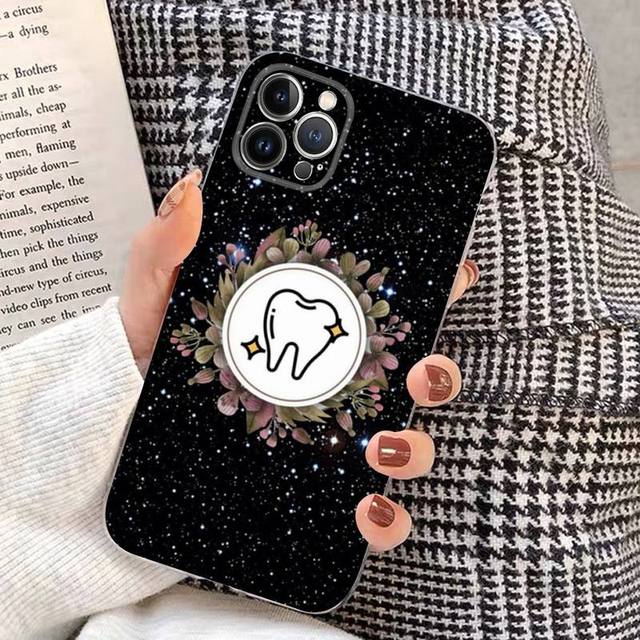 

Мягкий силиконовый чехол для телефона с рисунком зуба стоматолога для Iphone 14 13 12 11 Pro Mini Xs Max 8 7 6 Plus X Xs Xr Honor 30pro