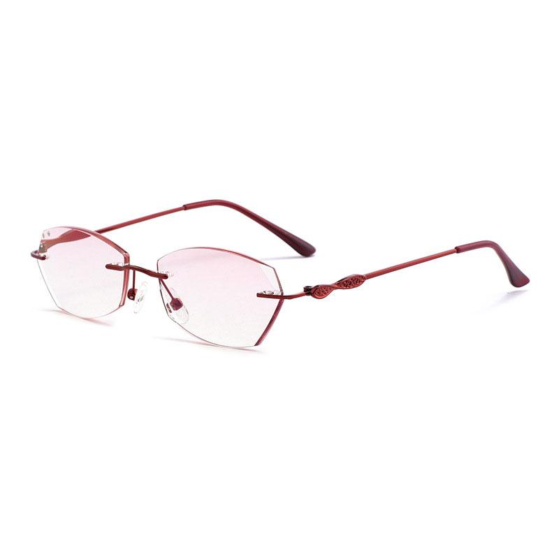 

Очки для чтения без оправы с защитой от синего излучения +1.00 +2.00 +2.50 +2.00 красный