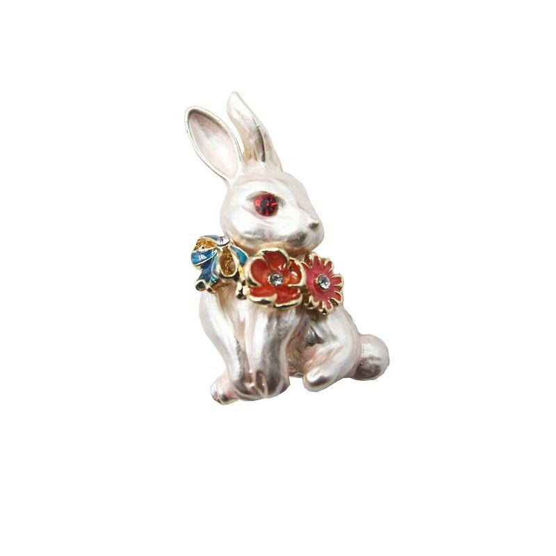 

Кролик Личность Темперамент Булавка Ювелирные Изделия Брошь Модная Брошь Воротник Булавка Пряжка Костюм Аксессуары Брошь белый