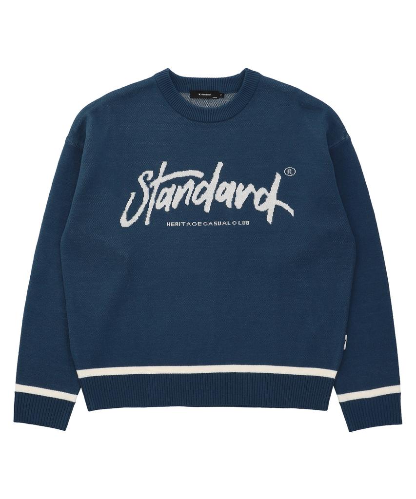 W STANDARD Logo Basic Pullover [3 Colors]