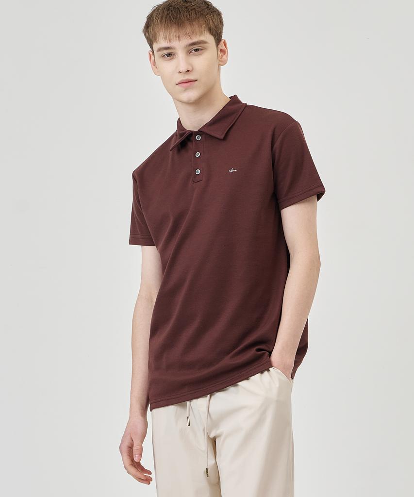 THE-ABON Bean Basic Polo Shirt Sky Blue