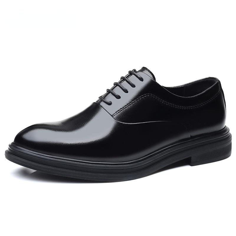 Business Men Formal Shoes Black Leather Shoes Mens Fashion Casual Dress Shoes Classic Italian Formal Oxford Shoes For Men